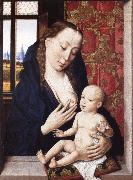 Dieric Bouts The virgin Nursing the Child France oil painting artist